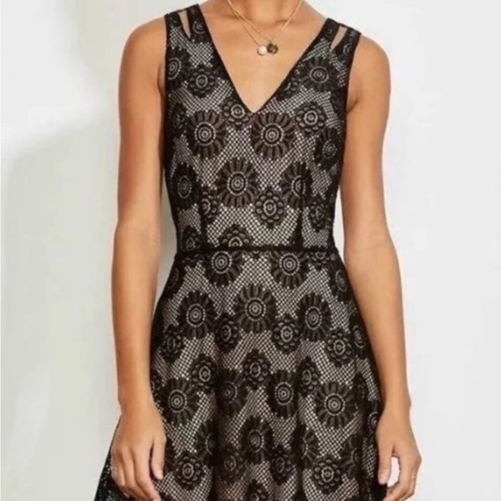 Elegant Black Lace Dress